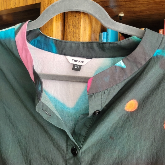 THE KIT Cobie Shirtdress Paint All Over Me, Organic Cotton, UK 16 US 10/12, NWOT - Picture 6 of 10